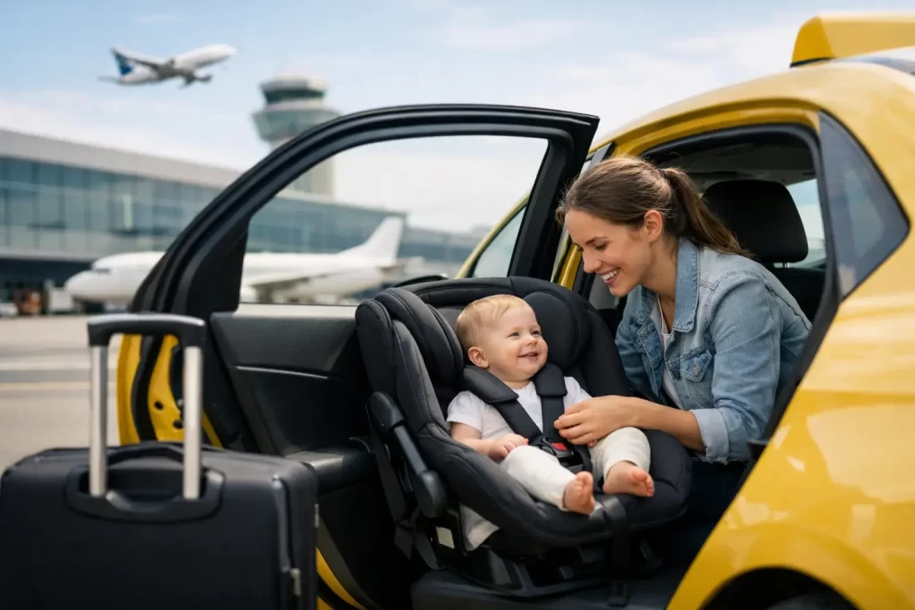 Melbourne Airport Taxi With Baby Seat