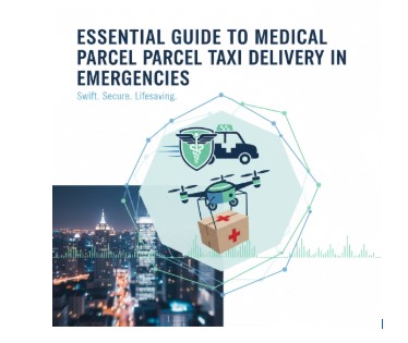 medical parcel taxi delivery.