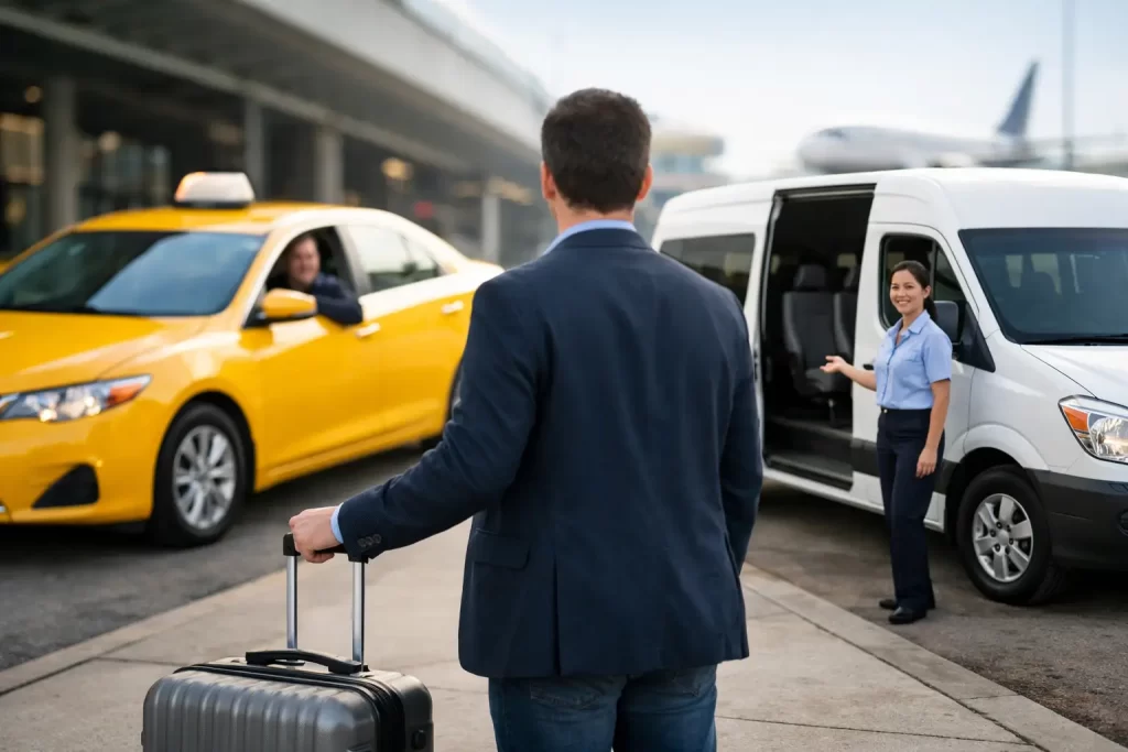 Taxi or Airport Shuttle: Which Should You Book?