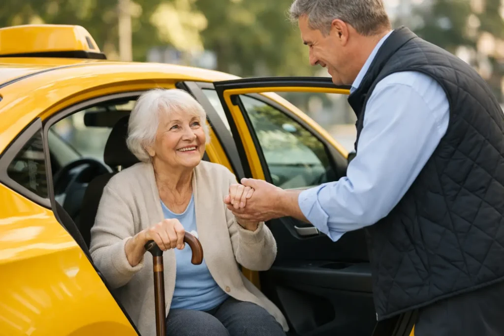 Taxi Service for Elderly Passengers That Cares